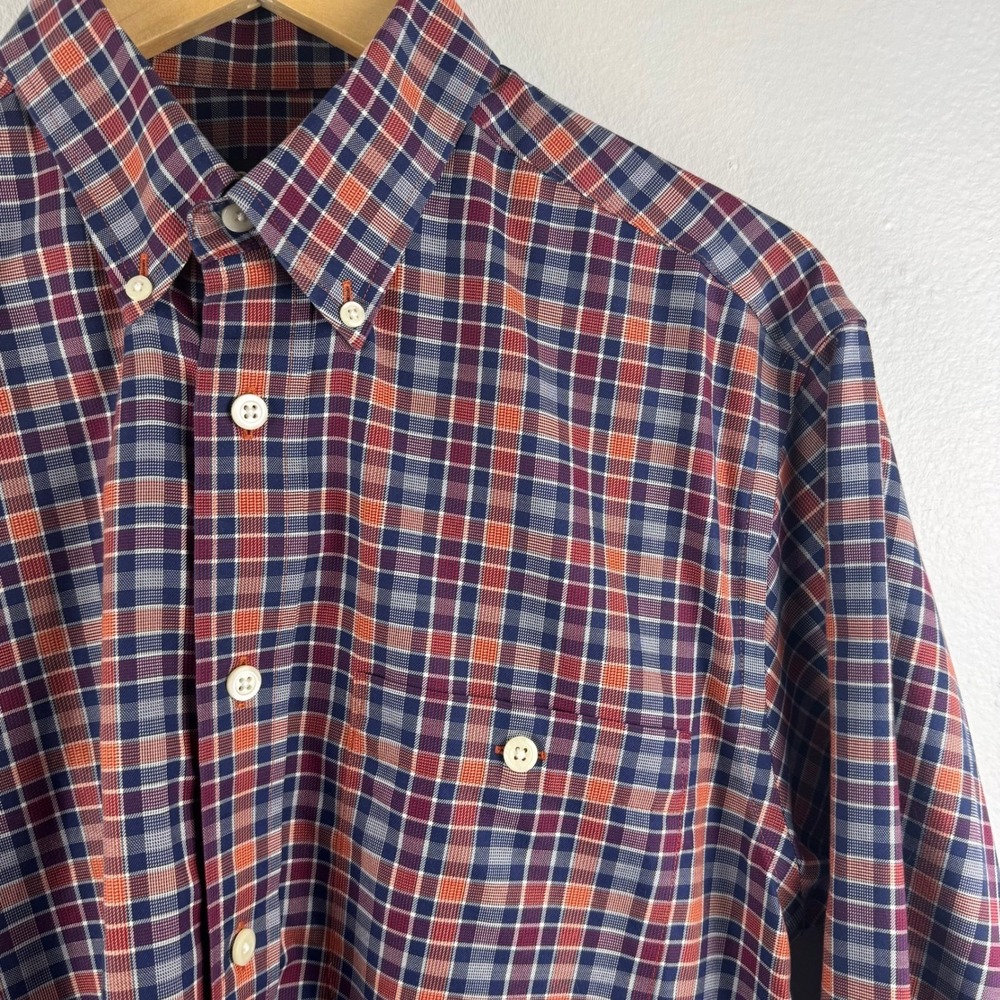 ORVIS Mens long sleeve button down Wrinkle Free shirt plaid‎ - M